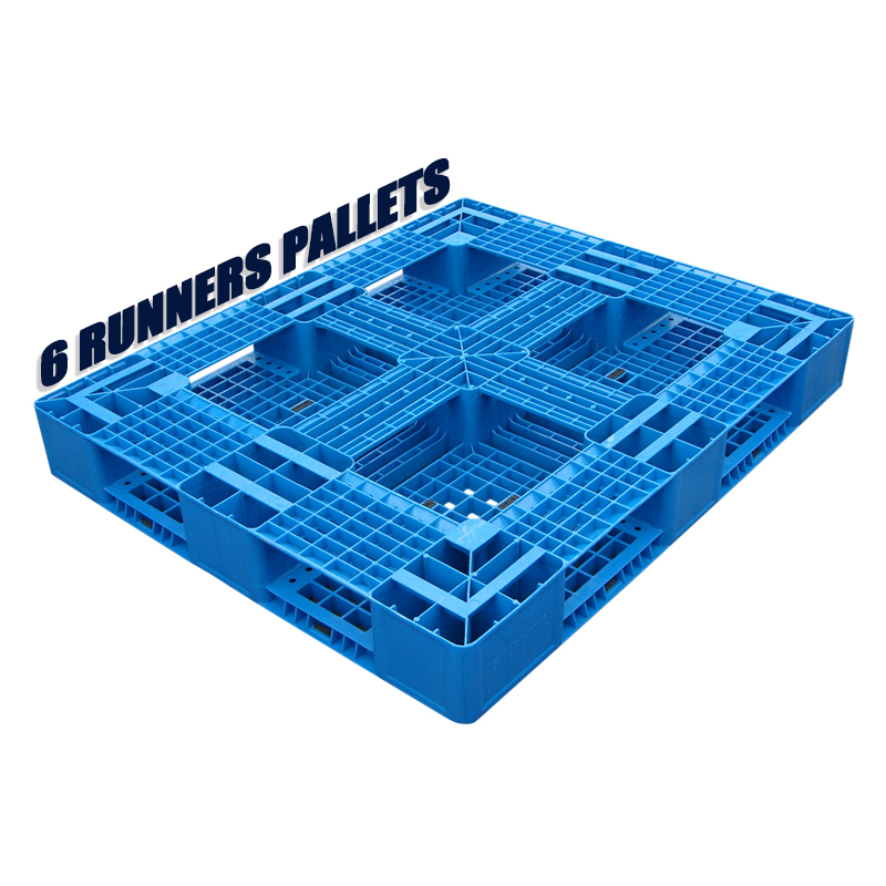 6 runners series plastic pallet