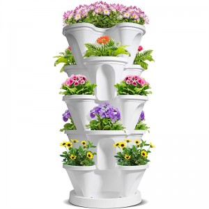 Diy Stackable Planters Vertical Strawberry Planter