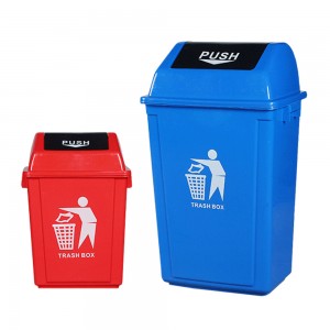 Itumọ giga 660L Ṣiṣu Egbin Bin Dumpster Ita gbangba Stackable Idọti Idọti Can pẹlu Awọn ideri