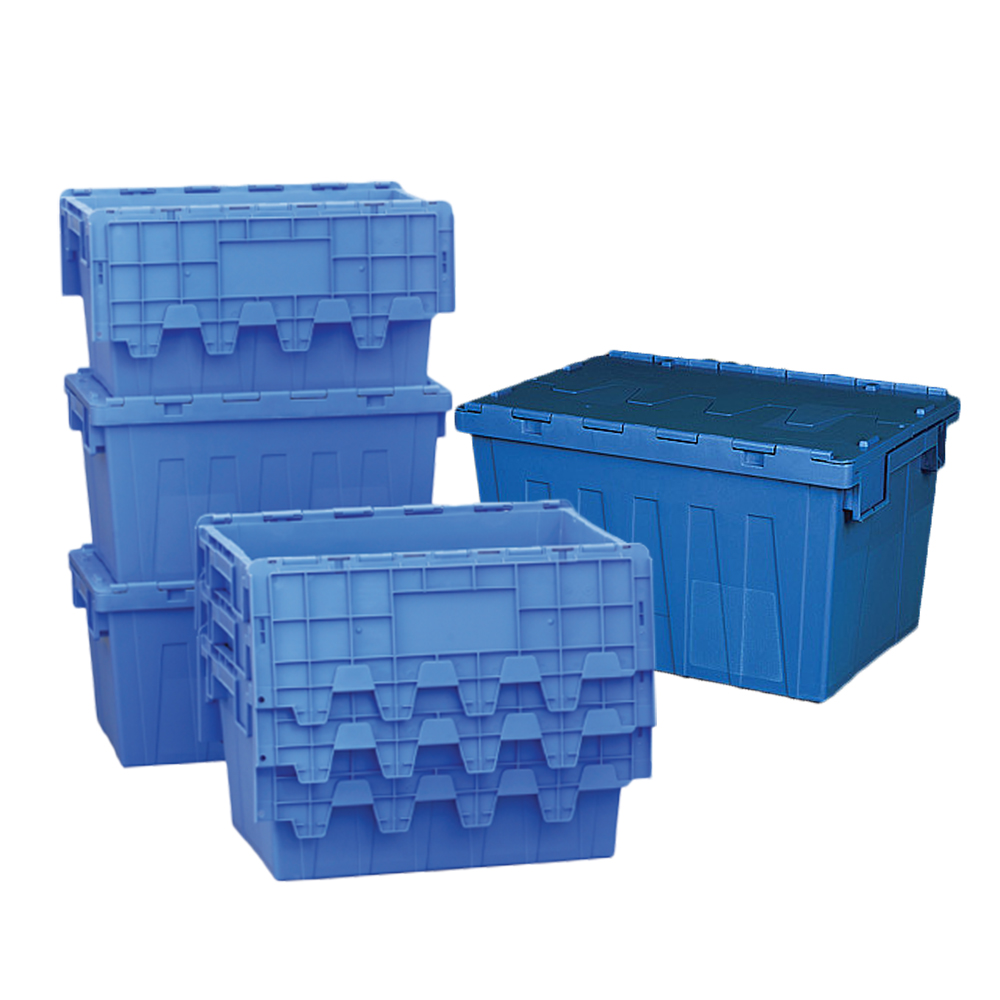 Attached lid containers